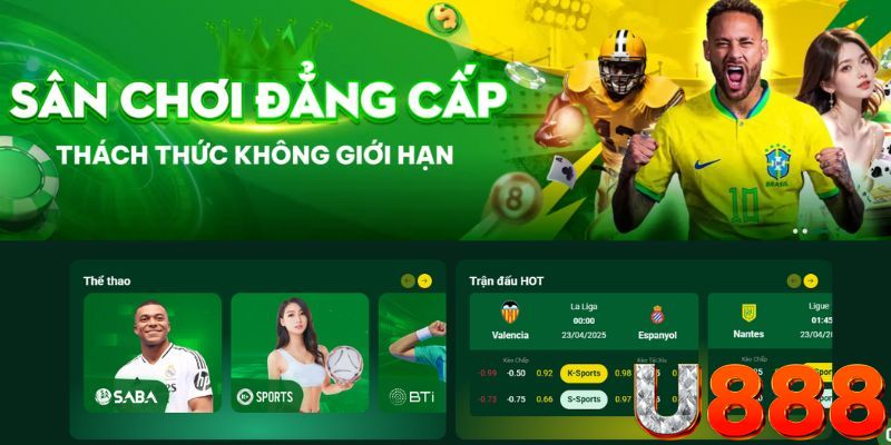 Truy cập trang web chính thức và uy tín của U888 để tham gia